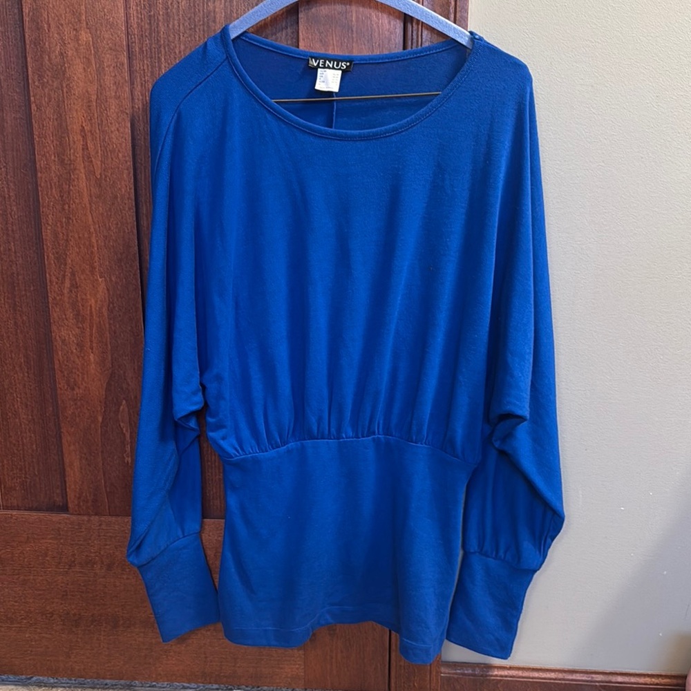 VENUS Women's Royal Blue Tunic Top